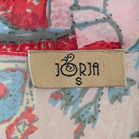 Jorja Kimono Robe Size Small Open‎ Front Long Sleeve Coverup Sheer Romantic Boho - Picture 5 of 10